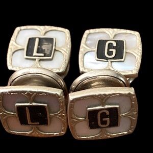 Vintage Baer & Wilde “Kum-A-Part” Snap Link Cufflinks – B&W Patent 1923–